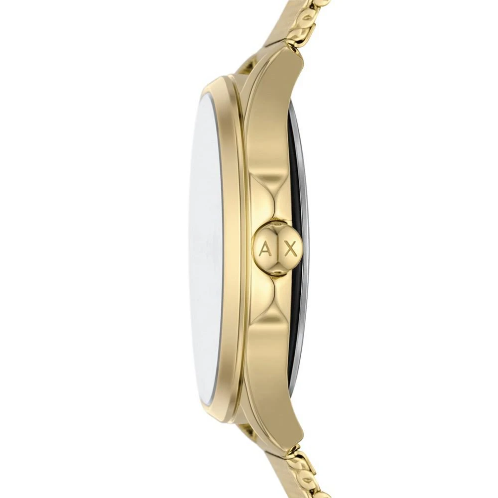 商品Armani Exchange|Women's Lady Hampton Three Hand Gold-Tone Stainless Steel Watch 36mm,价格¥1431,第2张图片详细描述