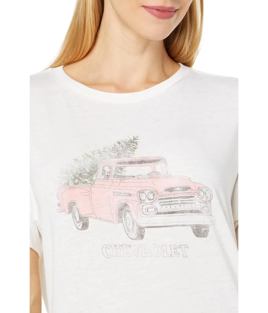 商品Lucky Brand|Chevy Truck Xmas Tree Boyfriend Tee,价格¥198,第3张图片详细描述
