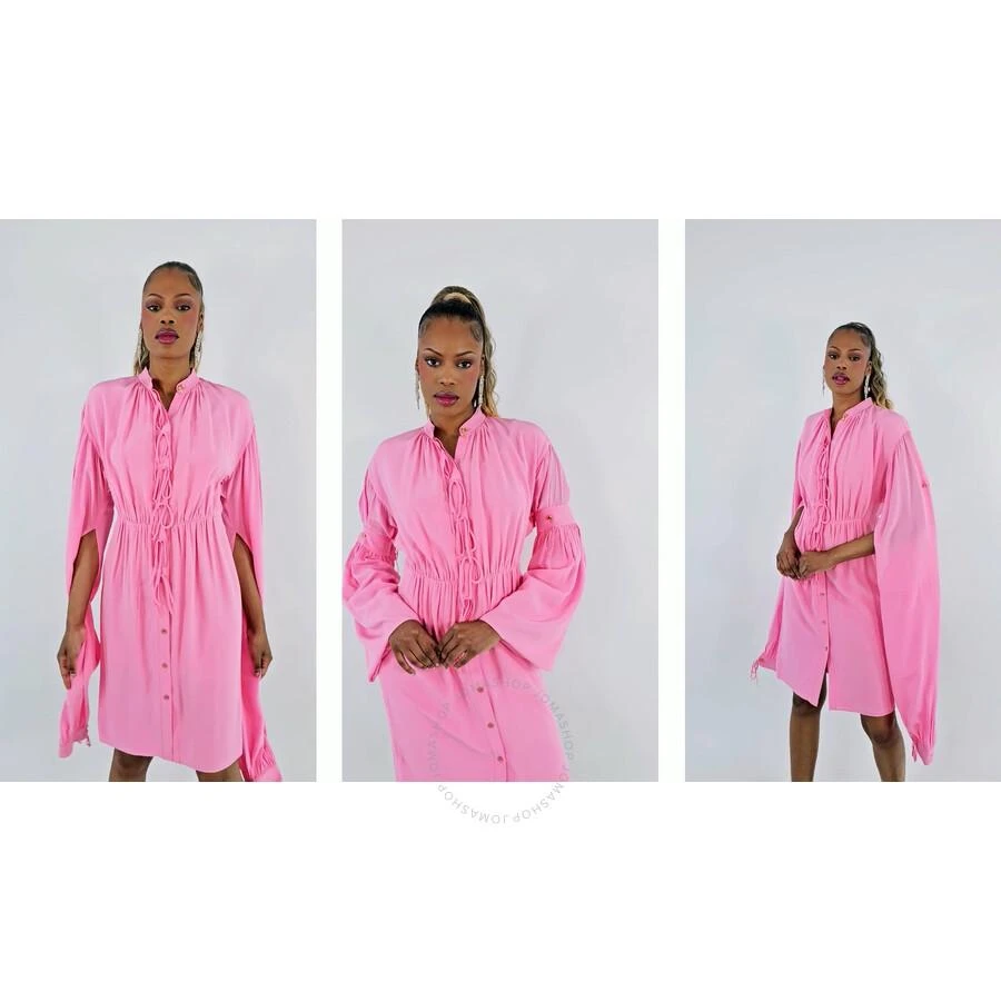 商品Burberry|Burberry Ladies Bubblegum Pink Joyce Silk Dress, Brand Size 4 (US Size 2),价格¥1520,第1张图片