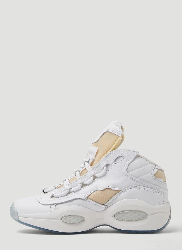 商品MAISON MARGIELA|Memory of Question Sneakers in White,价格¥1038,第3张图片详细描述