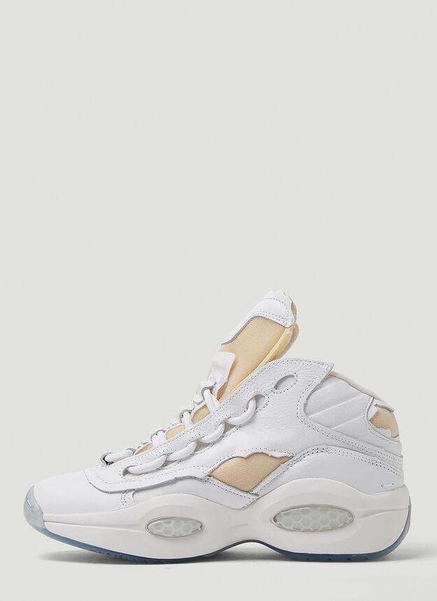 商品MAISON MARGIELA|Memory of Question Sneakers in White,价格¥832,第5张图片详细描述