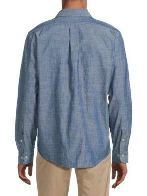 商品Brooks Brothers|Regent Fit Chambray Oxford Shirt,价格¥263,第2张图片详细描述