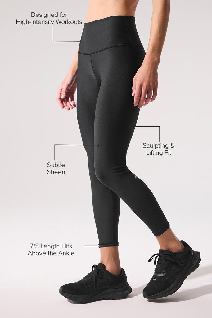 Alo 7/8 High-Waist Airlift Legging - Black - Pants - Compare