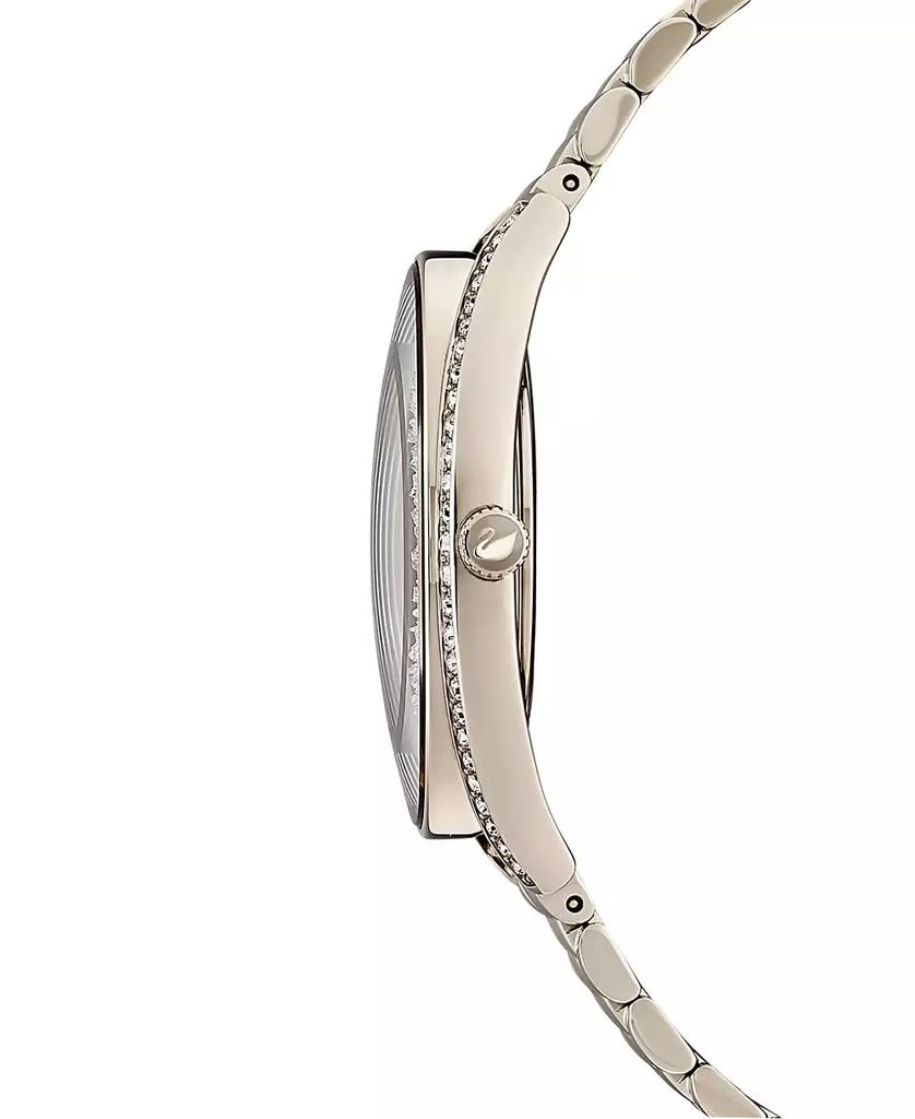 商品Swarovski|Women's Swiss Crystalline Aura Gold-Tone Stainless Steel PVD Bracelet Watch 35mm,价格¥2511,第3张图片详细描述