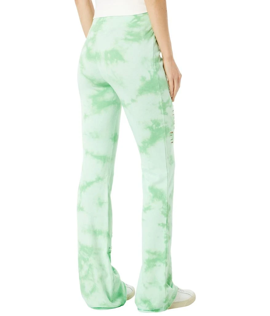 商品Wildfox|Plasma World Tour Tie-Dye Distressed Tennis Sweatpants,价格¥298,第2张图片详细描述