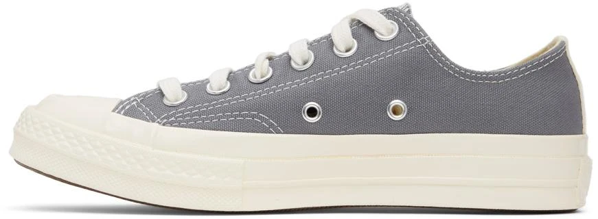 商品Comme des Garcons|Grey Converse Edition Half Heart Chuck 70 Low Sneakers,价格¥1205,第3张图片详细描述