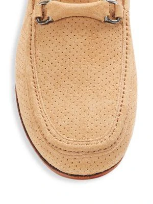 商品Mezlan|Perforated Suede Loafers,价格¥714,第5张图片详细描述