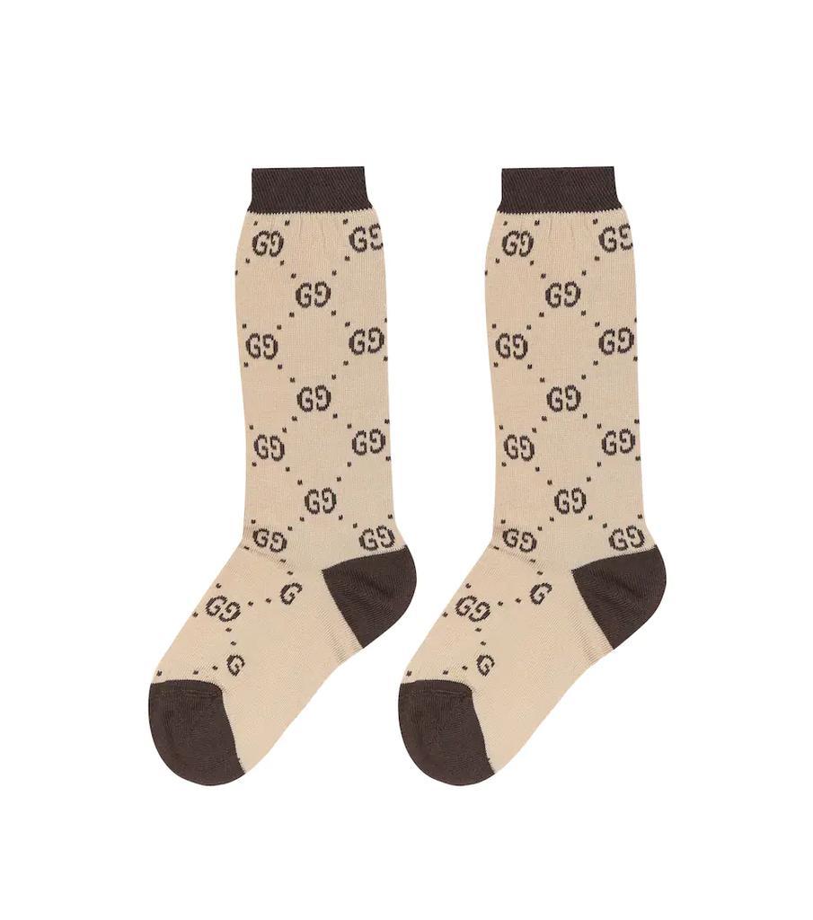 商品Gucci|GG cotton-blend socks,价格¥527,第5张图片详细描述