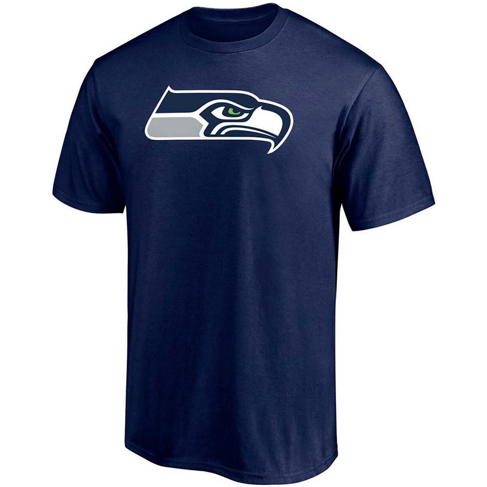 商品Fanatics|Men's DK Metcalf College Navy Seattle Seahawks Player Icon Name and Number T-shirt,价格¥239,第4张图片详细描述