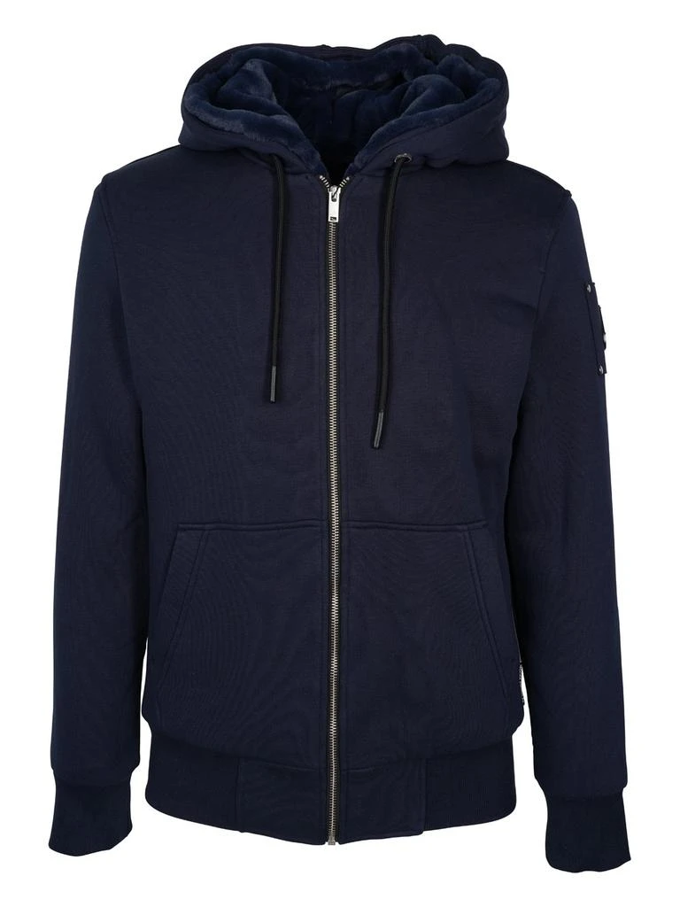 商品Moose Knuckles|Moose Knuckles Zip-Up Drawstring Hoodie,价格¥2355,第1张图片