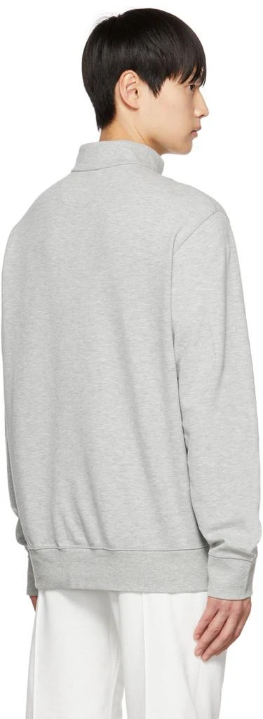 商品Ralph Lauren|Gray Half-Zip Sweatshirt,价格¥514,第3张图片详细描述