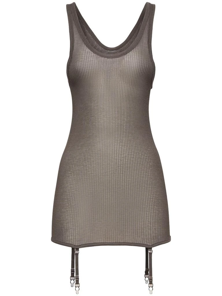 商品Lemaire|Viscose Silk Rib Tank Top W/suspenders,价格¥3126,第1张图片