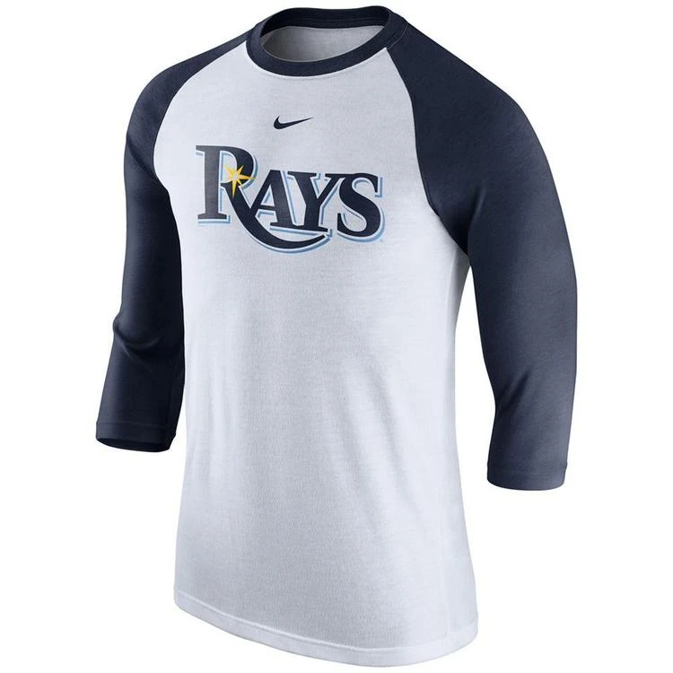 商品NIKE|Men's Tampa Bay Rays Wordmark Raglan T-Shirt,价格¥300,第2张图片详细描述