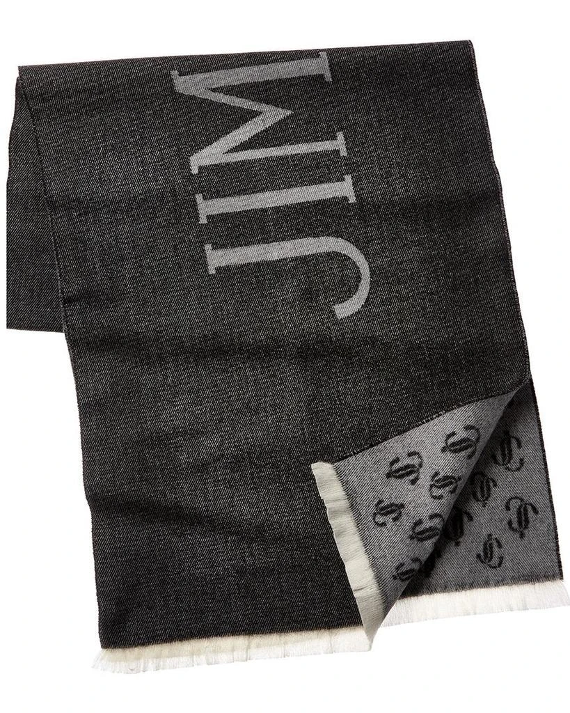 商品Jimmy Choo|Jimmy Choo JC Monogram Wool Scarf,价格¥2114,第2张图片详细描述