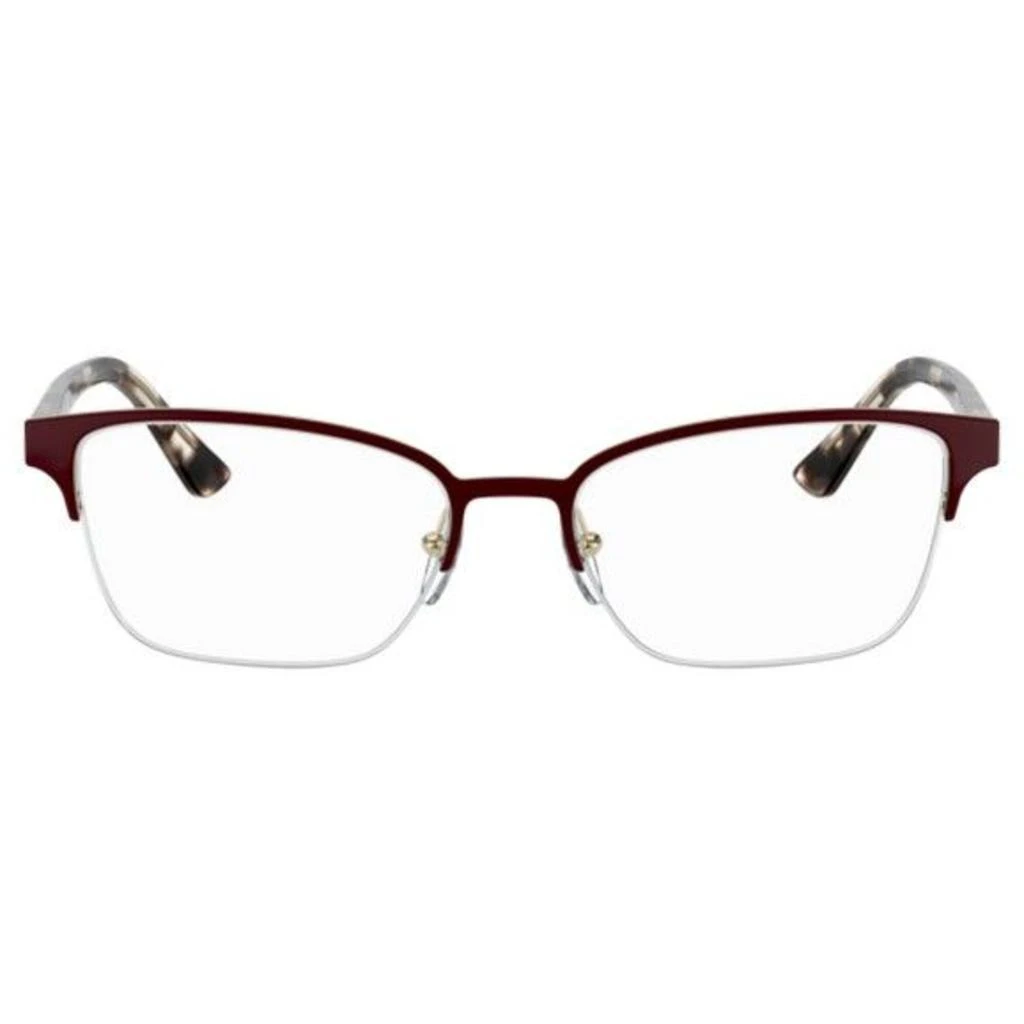 商品Prada|Prada Women's Eyeglasses - Bordeaux Rectangular Frame | PRADA 0PR 61XV 5521O152,价格¥659,第2张图片详细描述