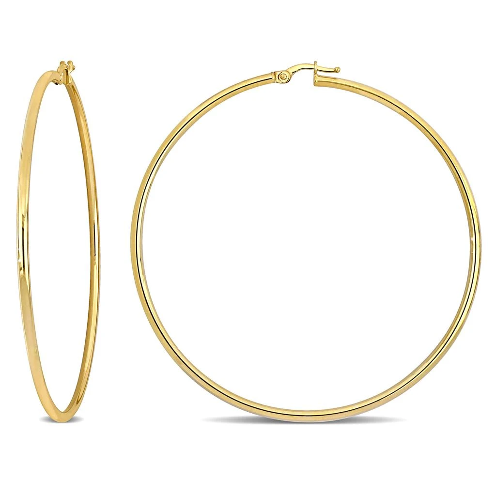 商品Mimi & Max|64.5mm Hoop Earrings in 10k Yellow Gold,价格¥1271,第1张图片