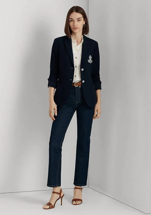 商品Ralph Lauren|Ralph Lauren  Patch Jacquard Blazer,价格¥1837,第4张图片详细描述