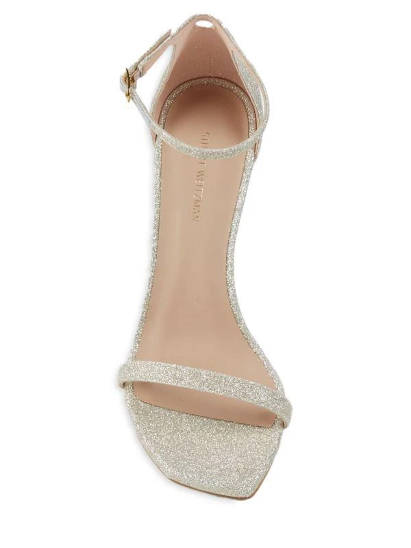 Amelina Metallic Stiletto-Heel Sandals 商品