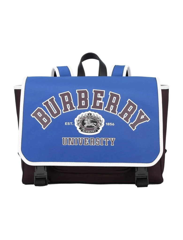 商品Burberry|Burberry Kids College Logo-Printed Foldover-Top Backpack,价格¥3149,第1张图片