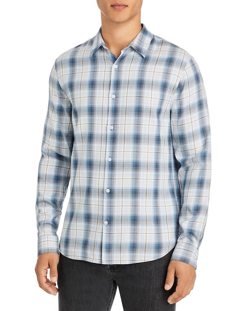 商品Vince|Seaside Long Sleeve Plaid Shirt,价格¥629,第1张图片