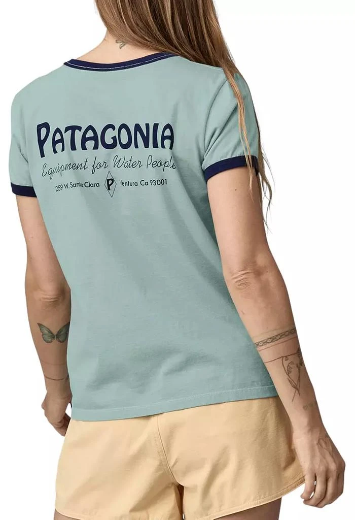 商品Patagonia|Patagonia Women's Water People Organic Ringer Tee,价格¥259,第1张图片