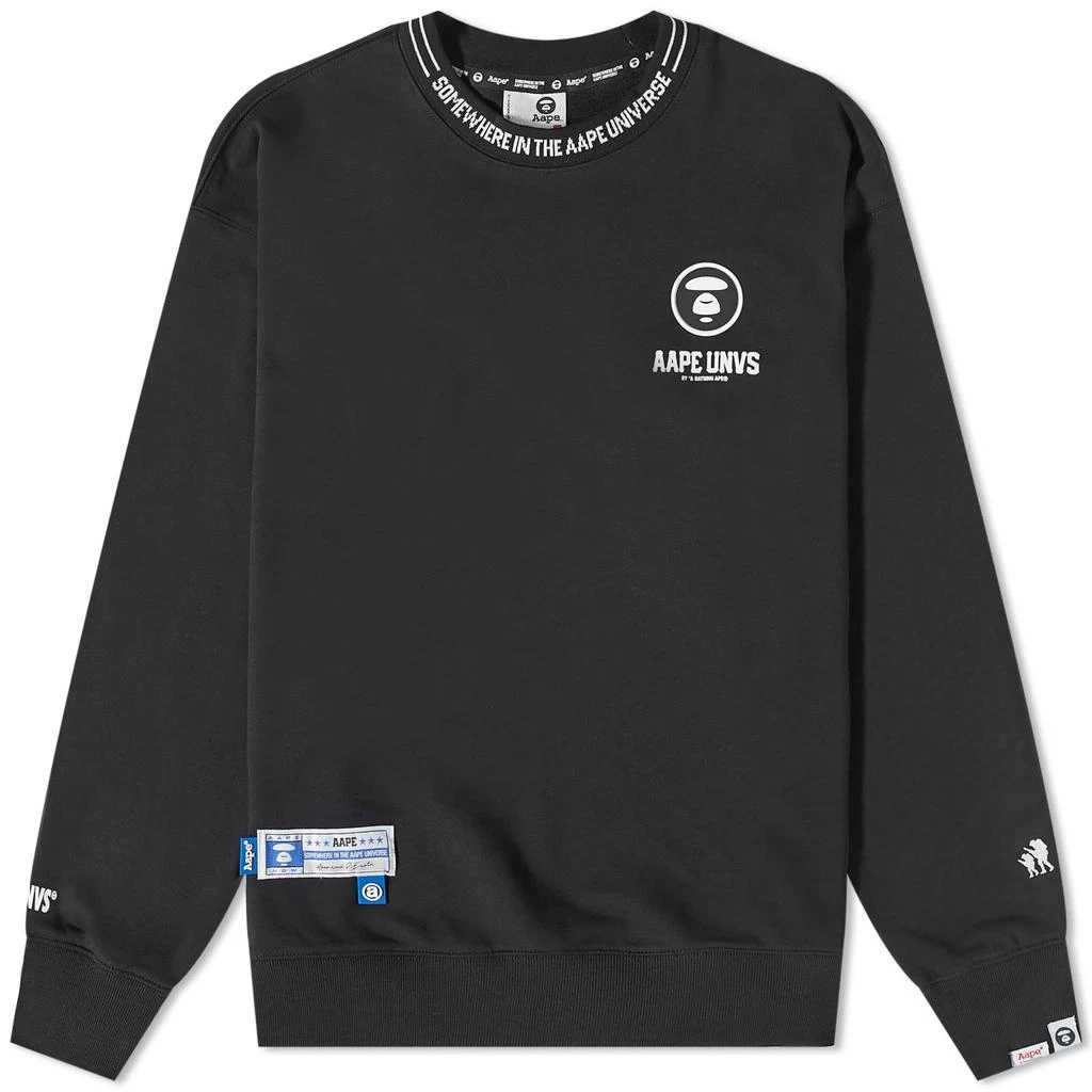 商品AAPE|AAPE Street Baseball Crew Sweat,价格¥741,第1张图片
