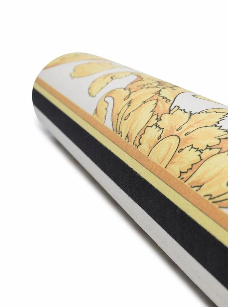 商品Versace|Black / White / Gold Rubber Yoga Mat With I Love Baroque Decoration,价格¥2435,第3张图片详细描述