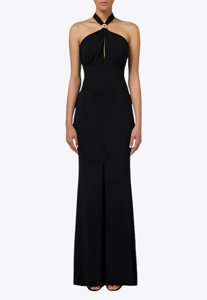 商品ELISABETTA FRANCHI|Red Carpet Halterneck Gown,价格¥6261,第1张图片