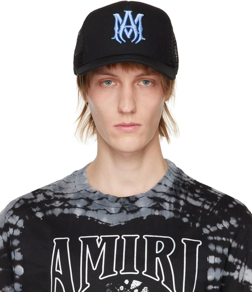 商品AMIRI|Black Embroidered Cap,价格¥2890,第1张图片