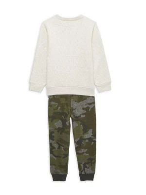 商品Timberland|​Little Boy’s 2-Piece Sweatshirt & Camo Joggers Set,价格¥265,第2张图片详细描述