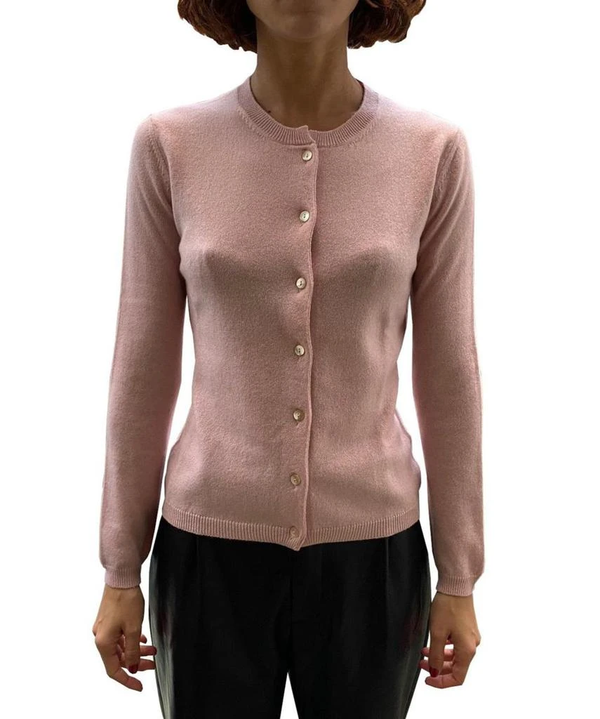 商品LA ROSE|LA ROSE cardigan cashmere rosa baby,价格¥1853,第1张图片