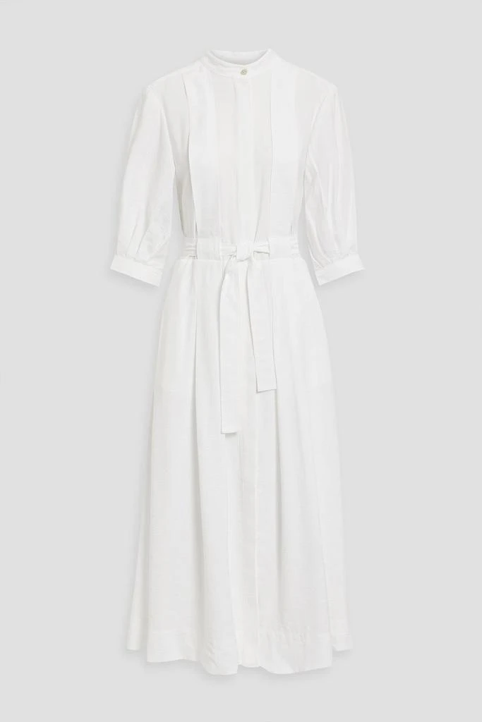 商品IRIS & INK|Eulalie pleated twill midi dress,价格¥1191,第2张图片详细描述