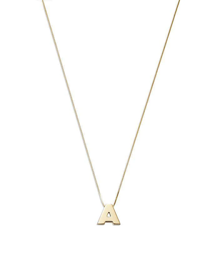 商品Bloomingdale's|Initial Pendant Necklace in 14K Yellow Gold, 16" - Exclusive,价格¥3161,第1张图片