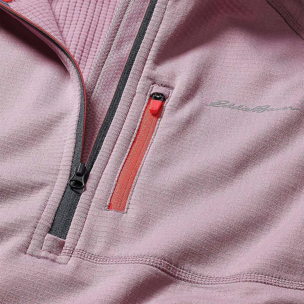 商品Eddie Bauer|Women's High Route Grid Fleece 1/4 Zip Pullover,价格¥370,第2张图片详细描述