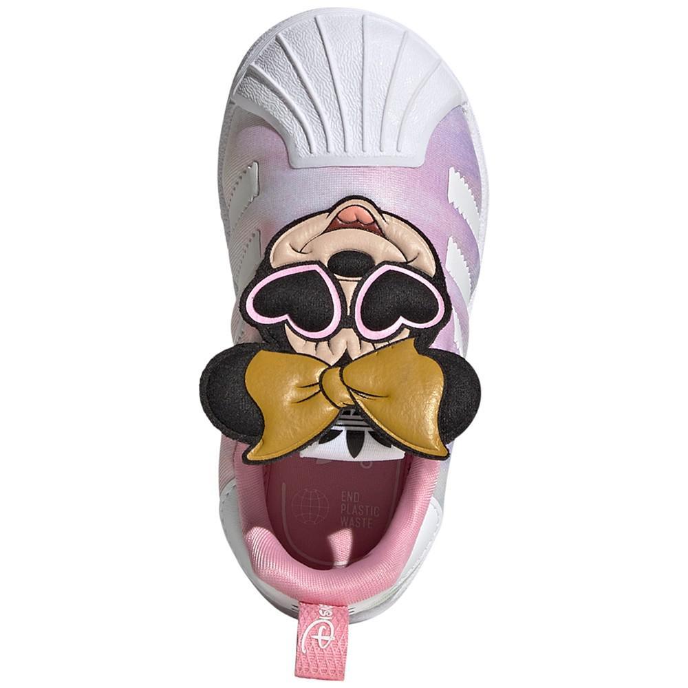 商品Adidas|Toddler Girls Originals Superstar 360 X Disney Minnie Mouse Slip-On Sneakers from Finish Line,价格¥370,第7张图片详细描述