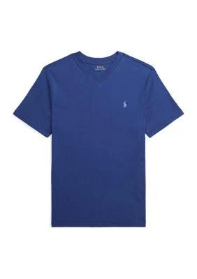 商品Ralph Lauren|Lauren Childrenswear Boys 8 20 Cotton Jersey V Neck T Shirt,价格¥112,第1张图片