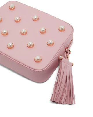 商品Ted Baker London|Alessia 人造珍珠真皮相机包,价格¥763,第3张图片详细描述