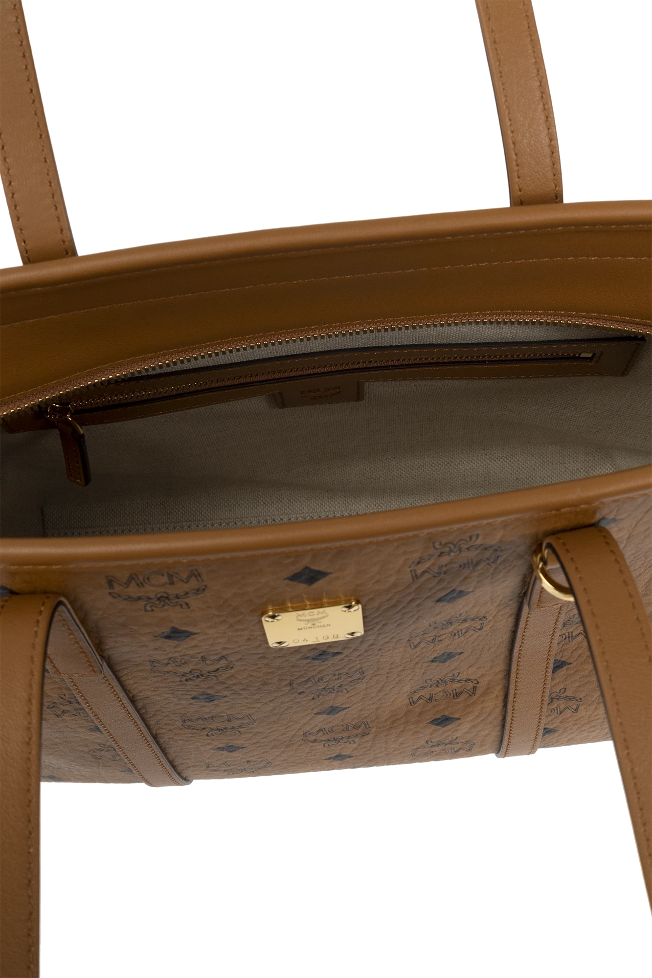 商品MCM|MCM 女士手提包 MWPFSMT02CO 棕色,价格¥4371,第5张图片详细描述