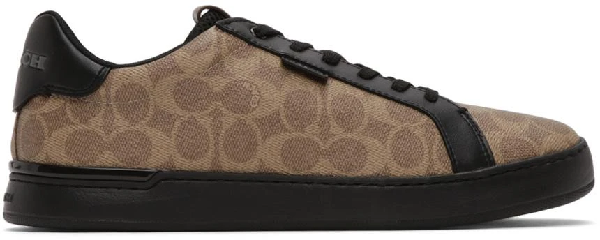 商品Coach|Tan Lowline Low Top Sneakers,价格¥808,第1张图片