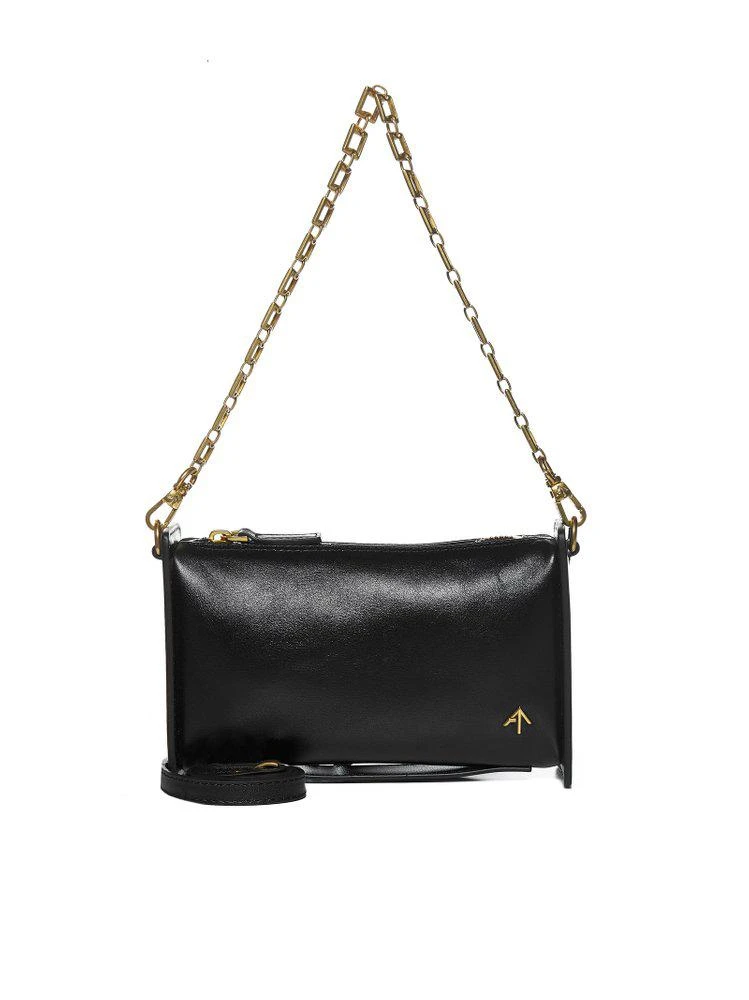 商品Manu Atelier|Manu Atelier Logo Plaque Chain Link Mini Shoulder Bag,价格¥1963,第1张图片