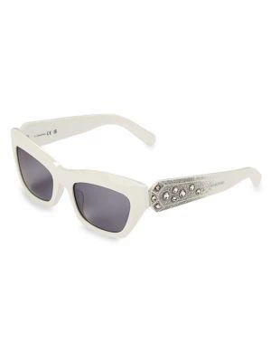 商品Swarovski|55MM Rectangle Swarovski Crystal Sunglasses,价格¥478,第2张图片详细描述