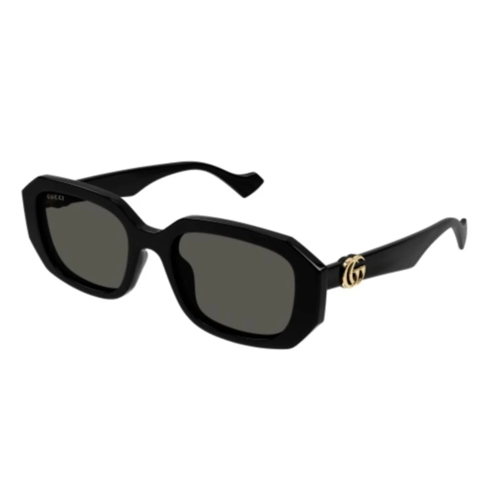 商品Gucci|Gucci Eyewear Rectangular Frame Sunglasses,价格¥1446,第2张图片详细描述