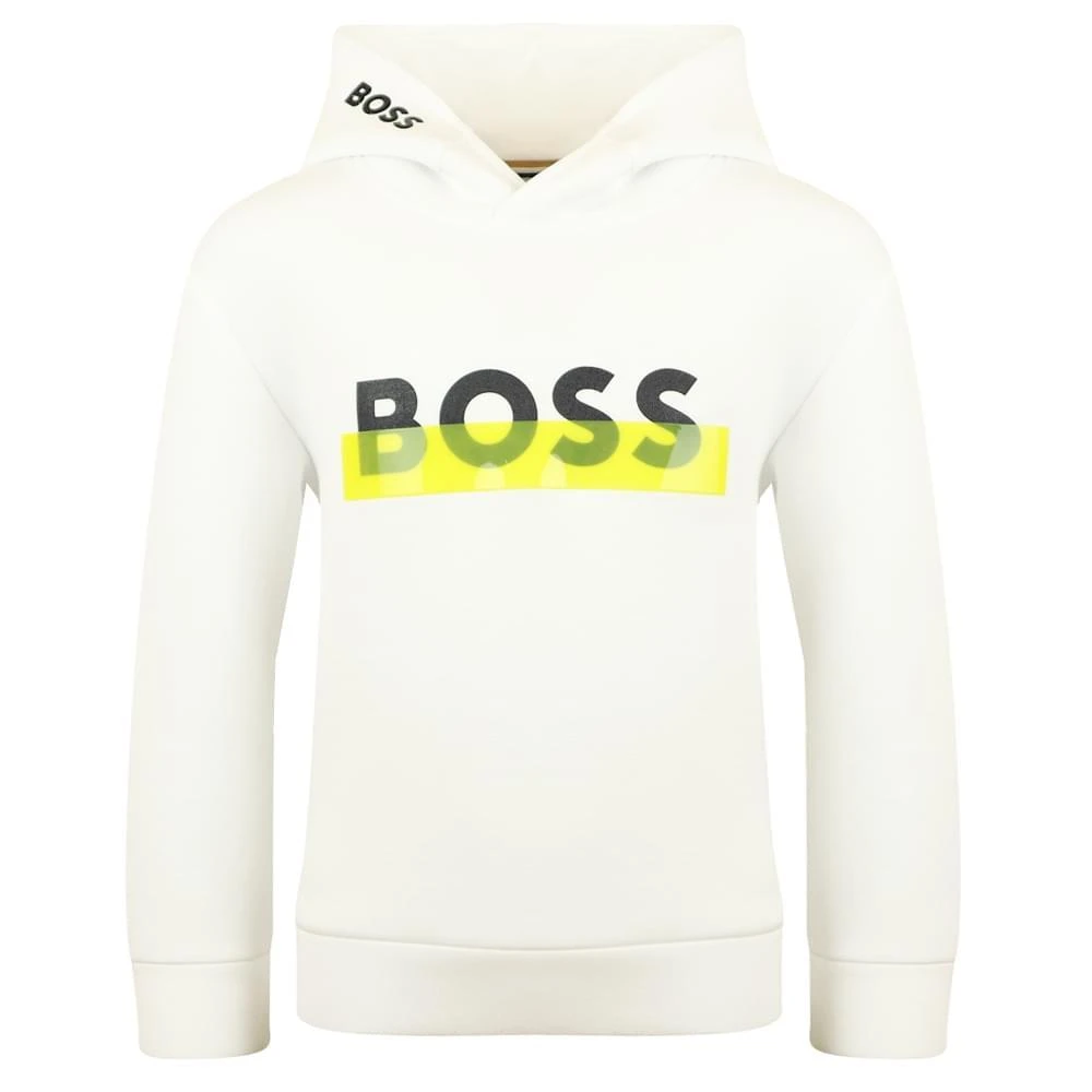 商品Hugo Boss|White Logo Hoodie,价格¥422,第1张图片