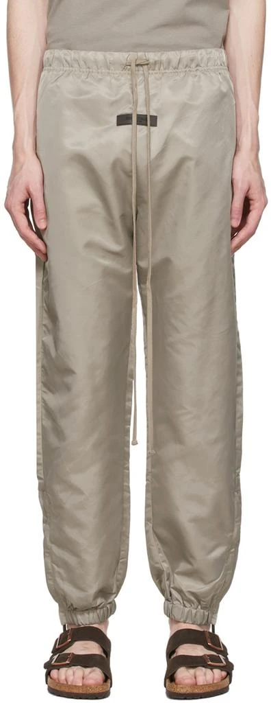 商品Essentials|Taupe Nylon Track Pants,价格¥538,第1张图片