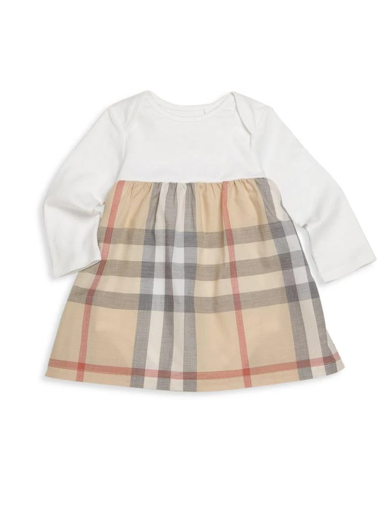 商品Burberry|Baby's Cherrylina Check Cotton Dress,价格¥1114,第1张图片