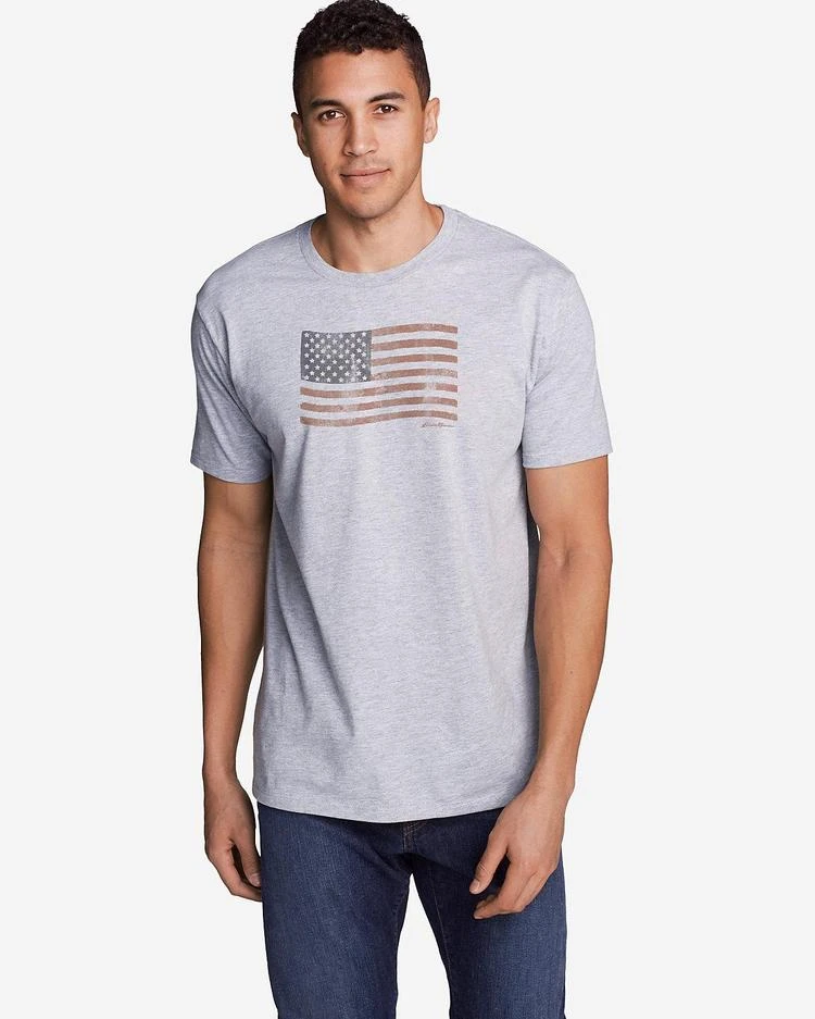 商品Eddie Bauer|Men's Graphic T-Shirt - Classic Flag,价格¥112,第1张图片