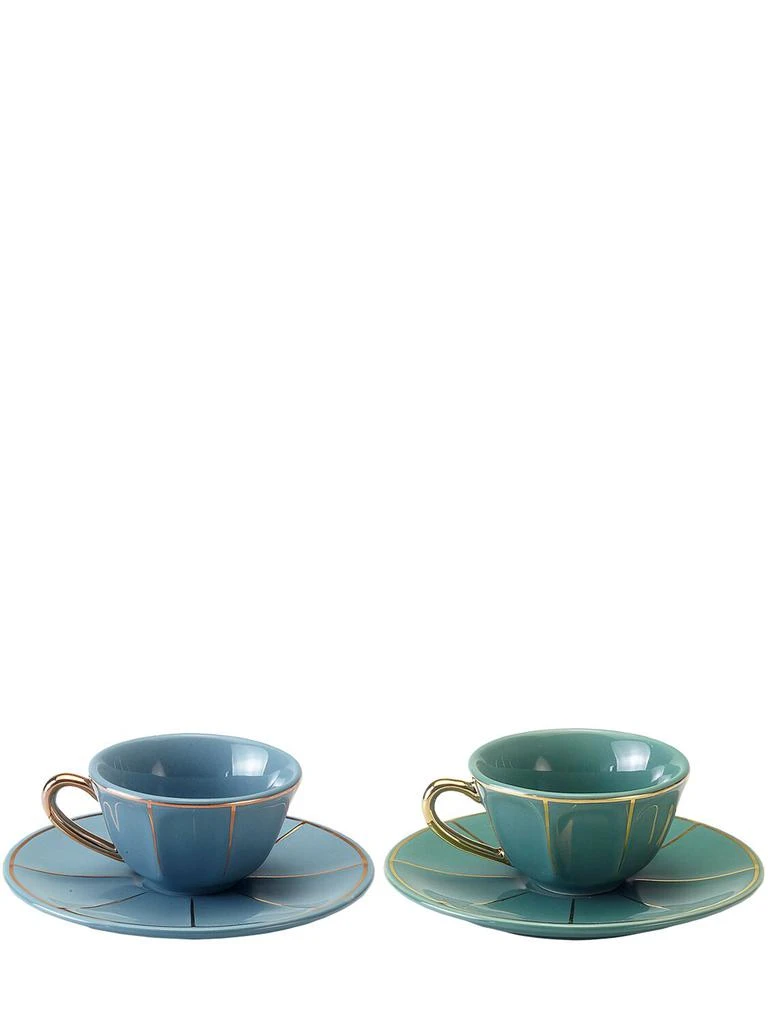 商品BITOSSI HOME|Set Of 4 Tea Cups & Saucers,价格¥801,第1张图片