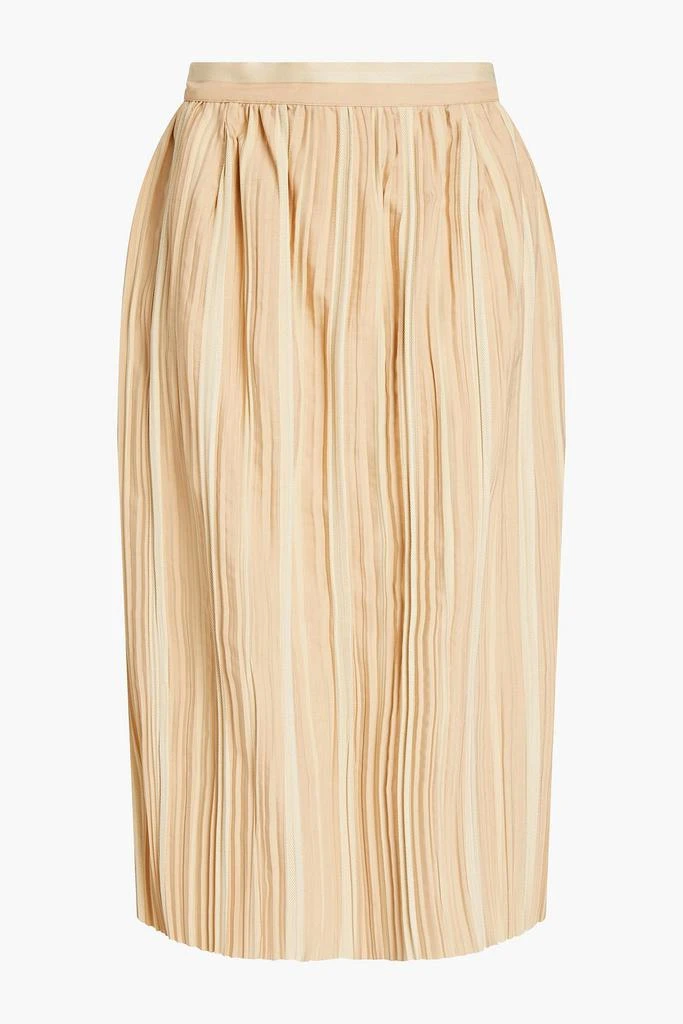 商品Khaite|Sylvia pleated jacquard midi skirt,价格¥1755,第1张图片
