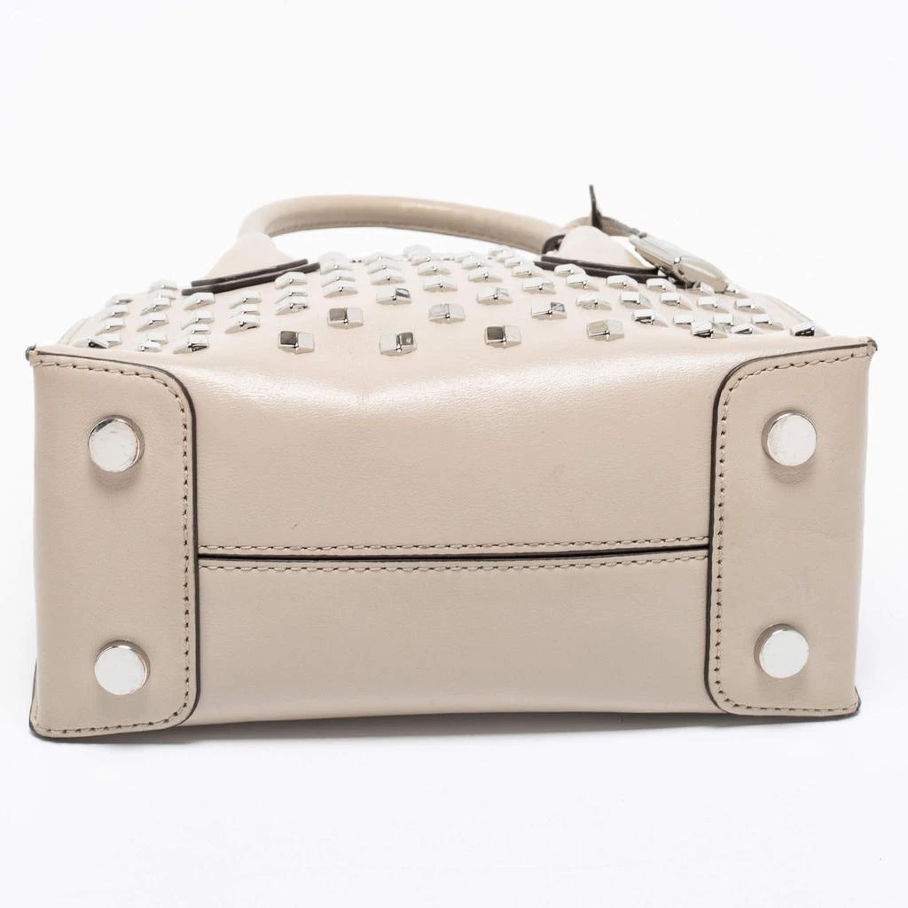 Michael Kors Beige Leather Studded Mercer Tote 商品