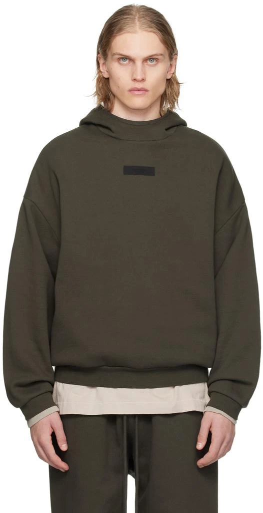 商品Essentials|灰色 Pullover 连帽衫,价格¥821,第1张图片
